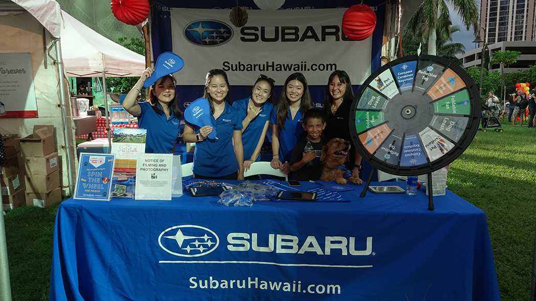 Subaru Hawaii Paw-ticipates in the 2018 PetWalk Paina