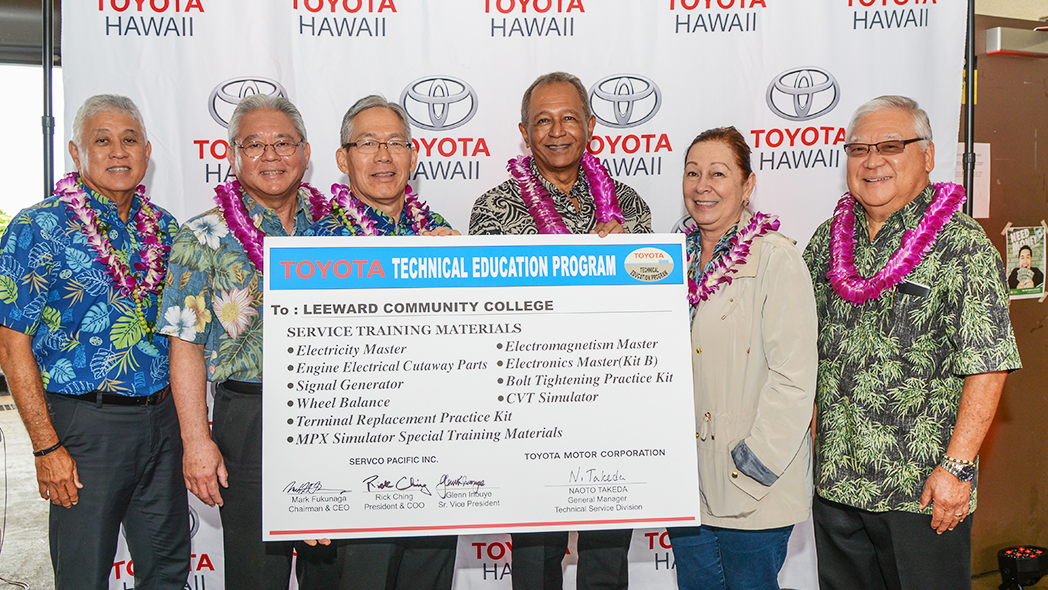 Toyota – Technical Education Program Celebrates Opening Ceremony at Leeward Community College