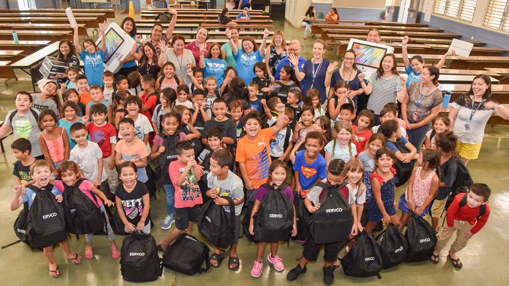 10th Annual Servco School Supply Drive Gears Up First Grade Students for the School Year