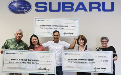Subaru Hawaii’s Share the Love Sales Campaign Benefits Six Local Nonprofits