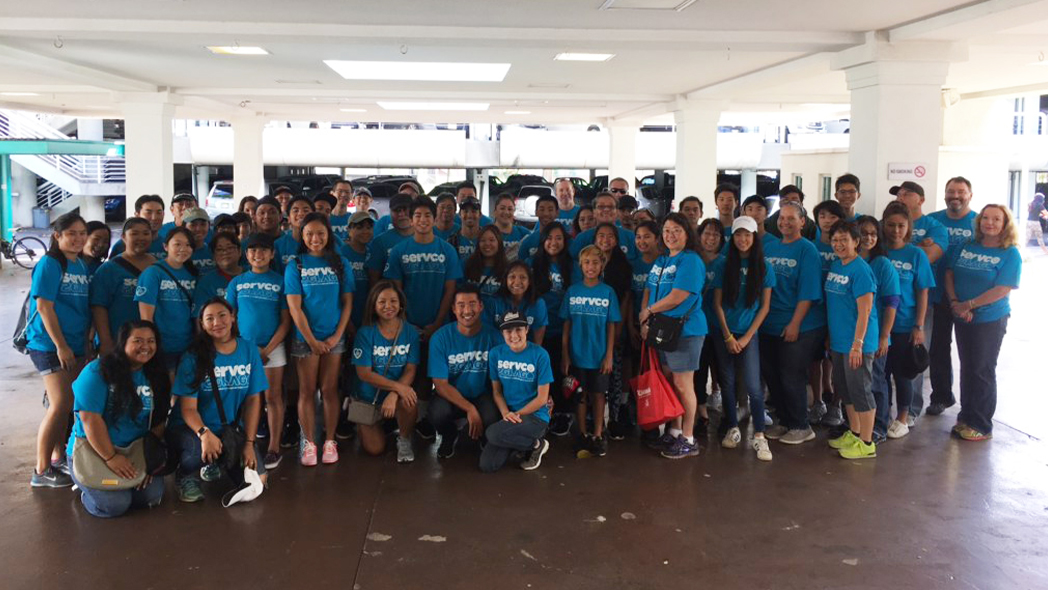 Servco Volunteers at 17th Annual Holiday Party for Foster Keiki