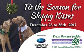 Subaru Hawaii Partners with Kauai Humane Society for Sloppy Kisses Adoption Event
