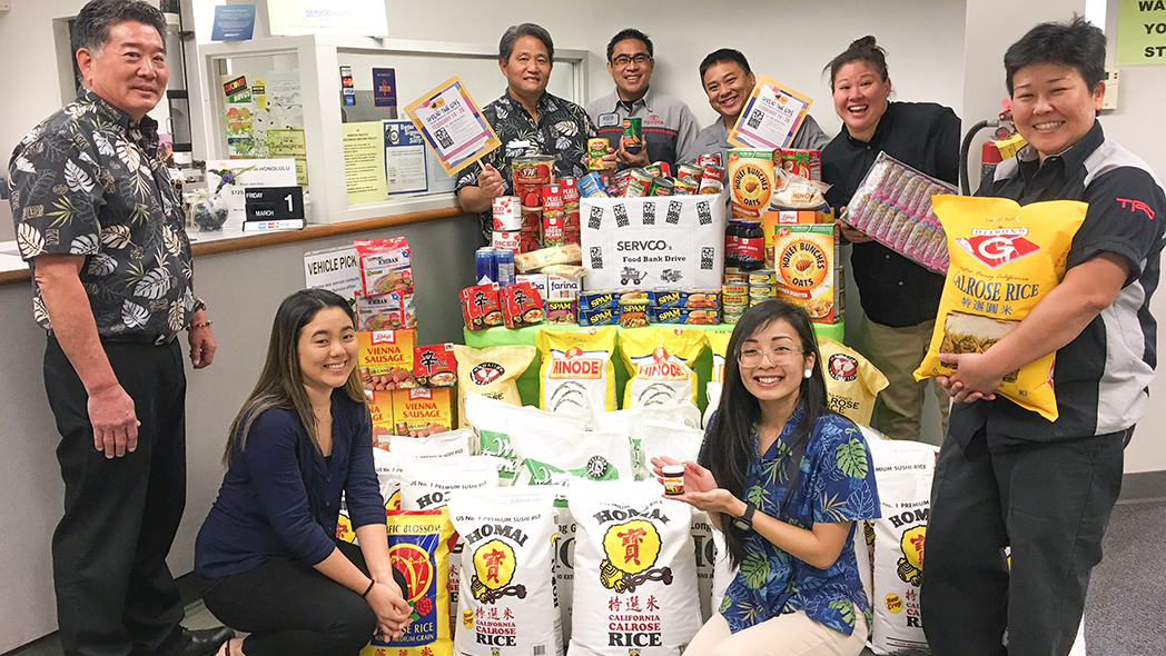 Servco employees donate over 21,000 meals to the Hawaii Foodbank