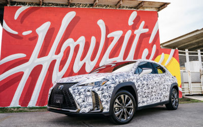 Servco Lexus & POW! WOW! Hawaii Take Art to the Streets with the New Lexus UX