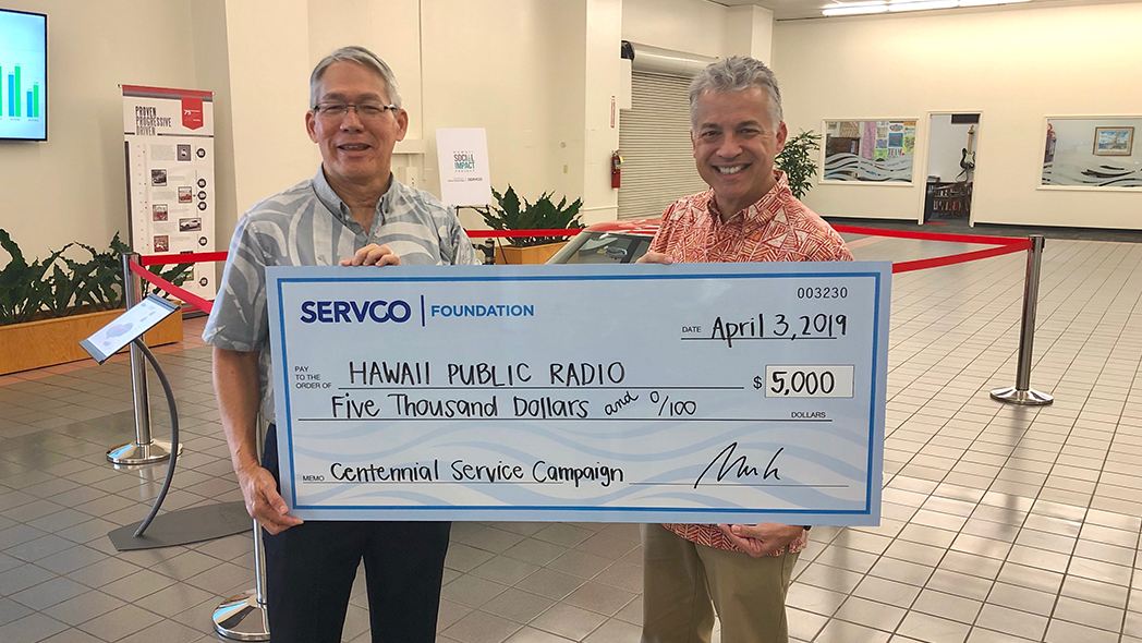 Servco Foundation Gives $5,000 Matching Donation to Hawaii Public Radio