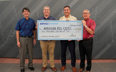 Servco Foundation Donates $10,000 to American Red Cross of Hawaii to Support Australia Wildfire Relief