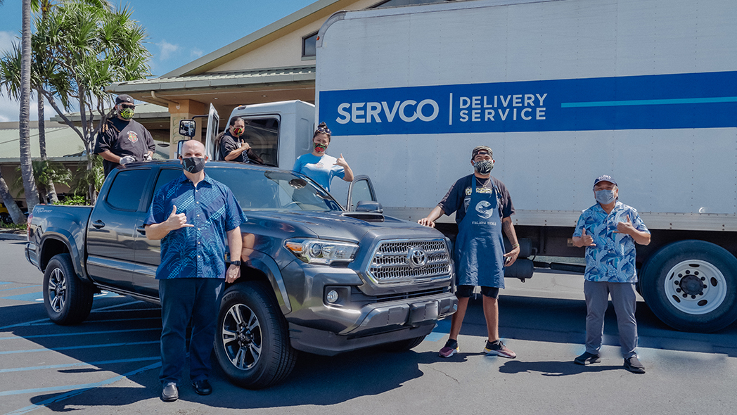 Servco Provides Commercial Delivery Truck & Toyota Tacoma to Help Malama Meals