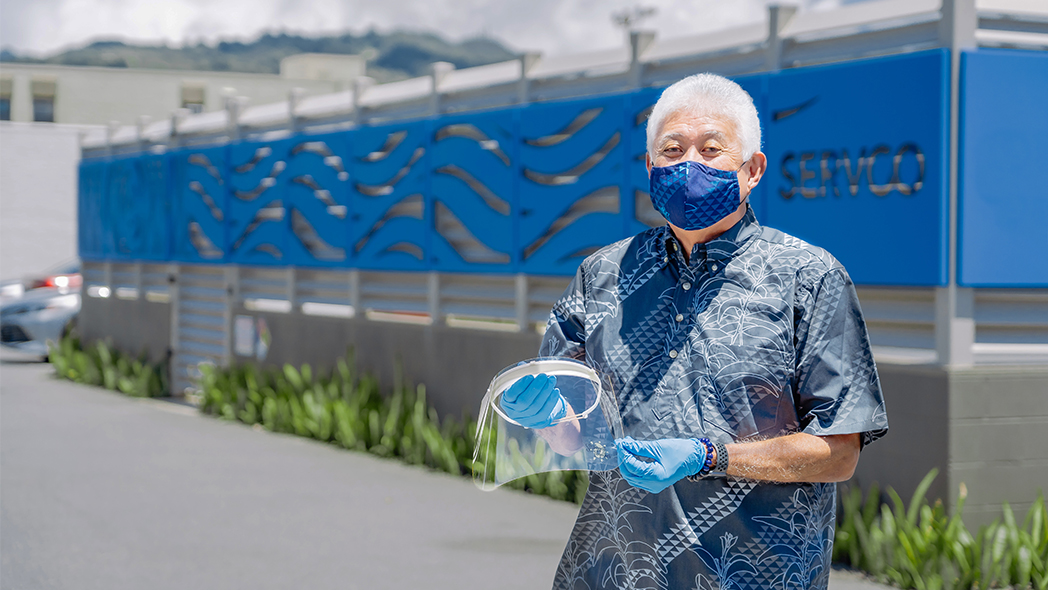 Servco Partners with Toyota Motors North America to Donate 500 Face Shields to the Hawaii Healthcare Emergency Management Coalition