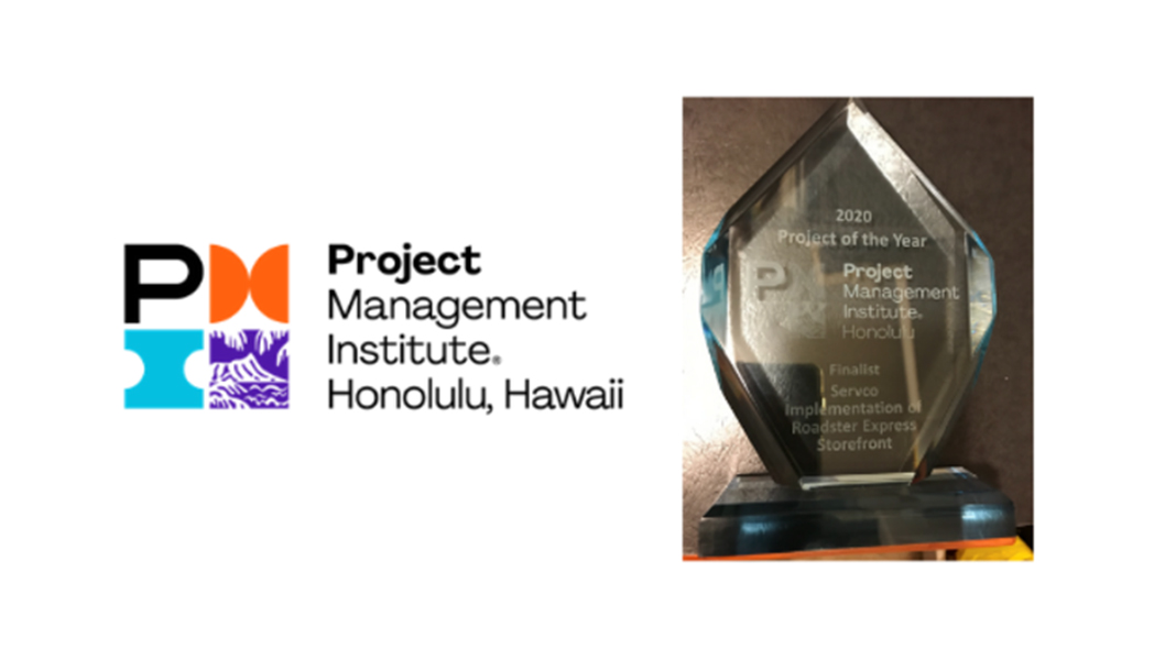 Servco Receives 2020 Project of the Year Finalist Award from the Project Management Institute Honolulu