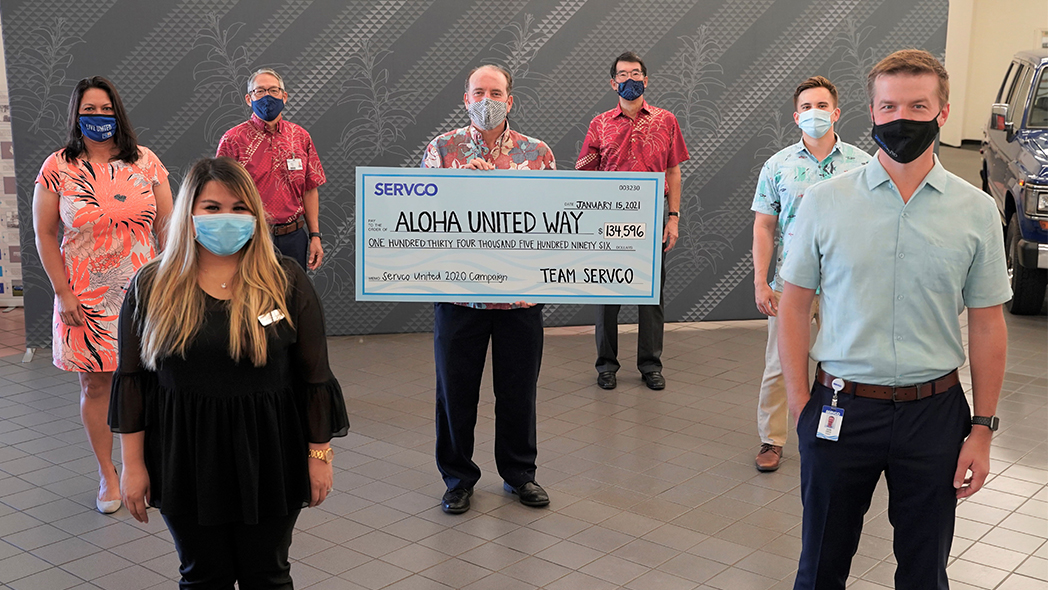 Servco Team Members Donate Over $130,000 to 2020 Aloha United Way Campaign