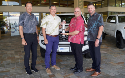 Servco Awarded 2021 Customer Service Excellence Award from Toyota Motor Corporation