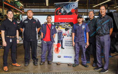Toyota Hawaiʻi Awards Four Technical Education Program Scholarships to Automotive Technology Students