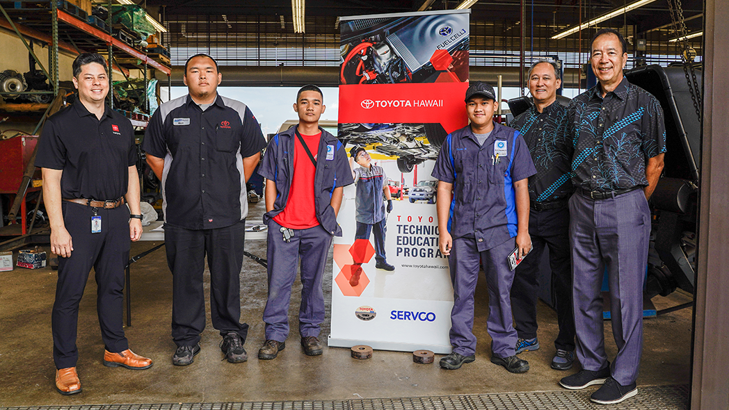 Toyota Hawaiʻi Awards Four Technical Education Program Scholarships to Automotive Technology Students