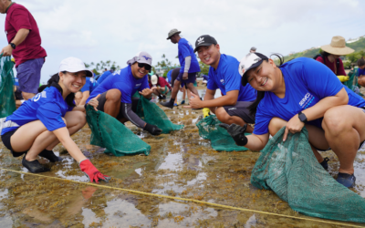 Team Serve Removes Invasive Algae in Maunalua Bay with Mālama Maunalua
