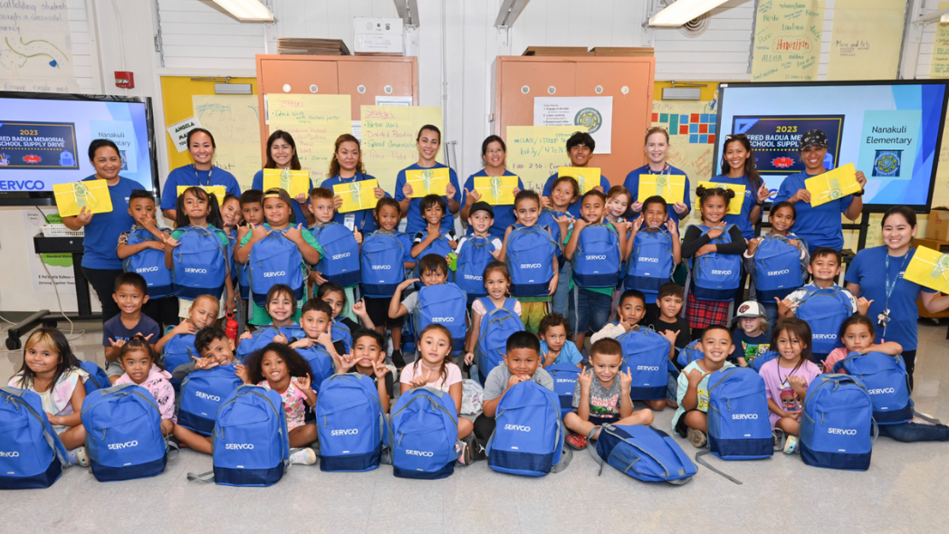 Servco Supports Over 200 First Graders as part of its Annual School Supply Drive