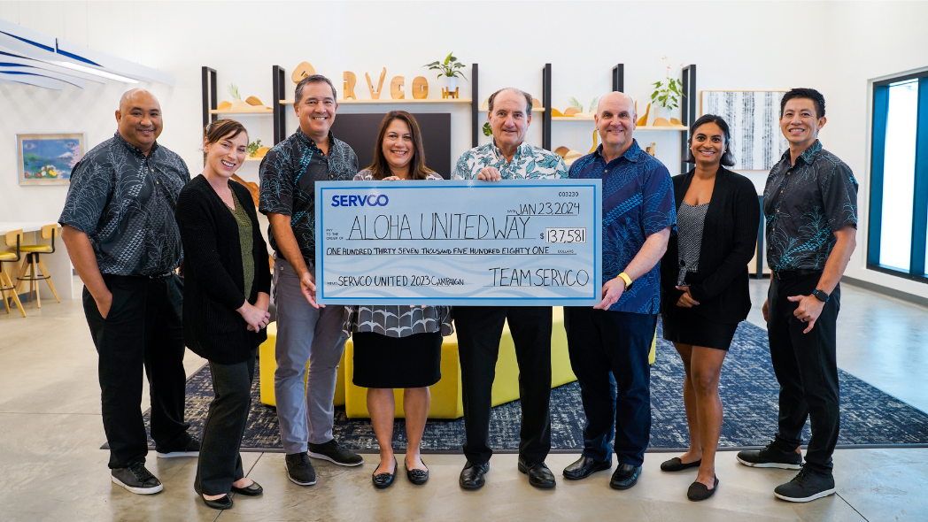 Servco Donates Over $135,000 To Aloha United Way Campaign