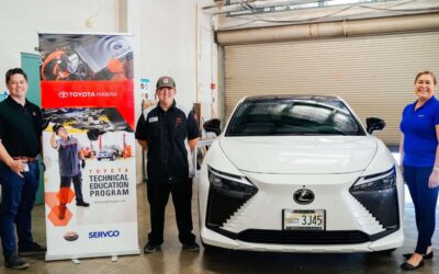 Toyota Hawaiʻi Awards Two Technical Education Program Scholarships to Automotive Technology Students