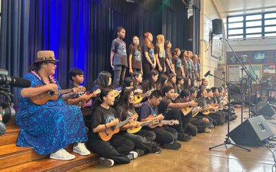 Paula Fuga Inspires Next Generation of Songwriters at Pearl Harbor Elementary School